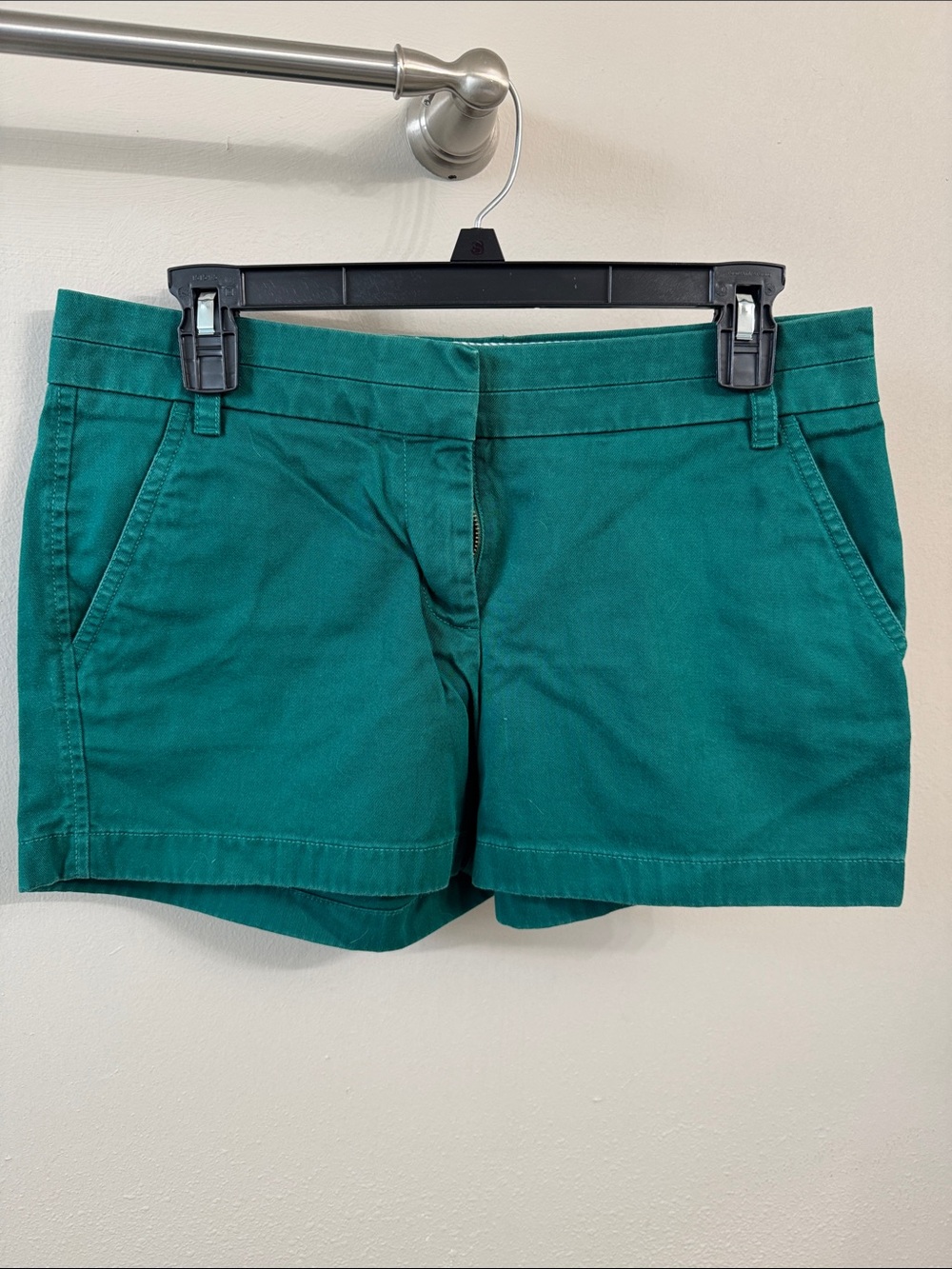 J. Crew Deep Teal Cotton Chino Shorts